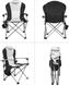 Раскладное кресло KingCamp Deluxe Steel Arm Chair(KC3987) BLACK/MEDIUM GREY KC3987 BLACK/MEDIUMGREY фото 6