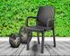 Стілець садовий пластиковий BICA Verona armchair, графіт 1862471394 фото 4