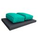Комплект водоотталкивающих подушек для паллет-дивана eGarden Rio 120x80x10 серый/бирюза 5177 фото 4