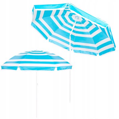 Пляжна парасолька з регульованою висотою та нахилом Springos 220 см BU0011 BU0011 фото