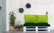 Комплект подушек для паллет-дивана eGarden Premium texsilk 120x80x10 зелёный/салатовый 5180 фото 2