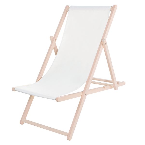 Шезлонг (крісло-лежак) дерев'яний для пляжу, тераси та саду Springos DC0010 OXFORD33 3646 фото