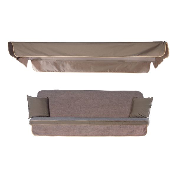 Комплект подушок для гойдалки Ost-Fran SEATTLE 170x110x7 см, тканина 4240/2739 3481 фото