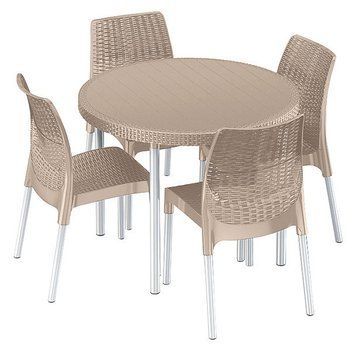 Комплект садовой мебели Keter Jersey set, бежевый 894913090 фото