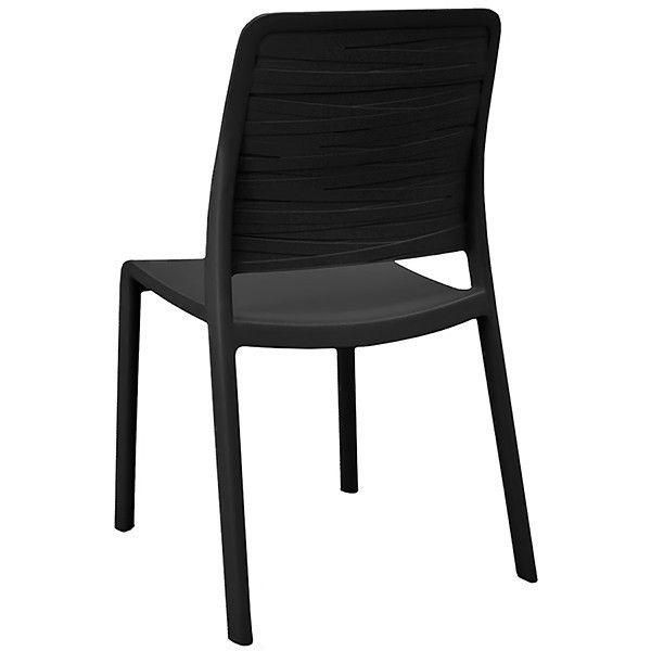 Стілець садовий пластиковий Keter Charlotte Deco Chair, сірий 894913450 фото