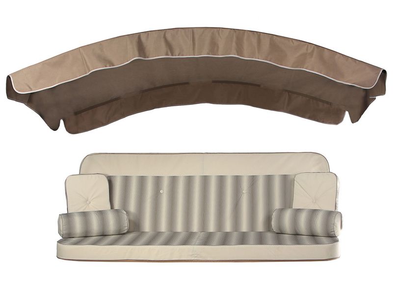 Комплект подушок для гойдалки Ost-Fran EMILIA 180x113x10 см, тканина1503/2709 2956 фото