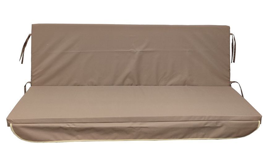 Матрац для гойдалки водовідштовхуючий eGarden BOX 170x110x6 кавовий 5689 фото