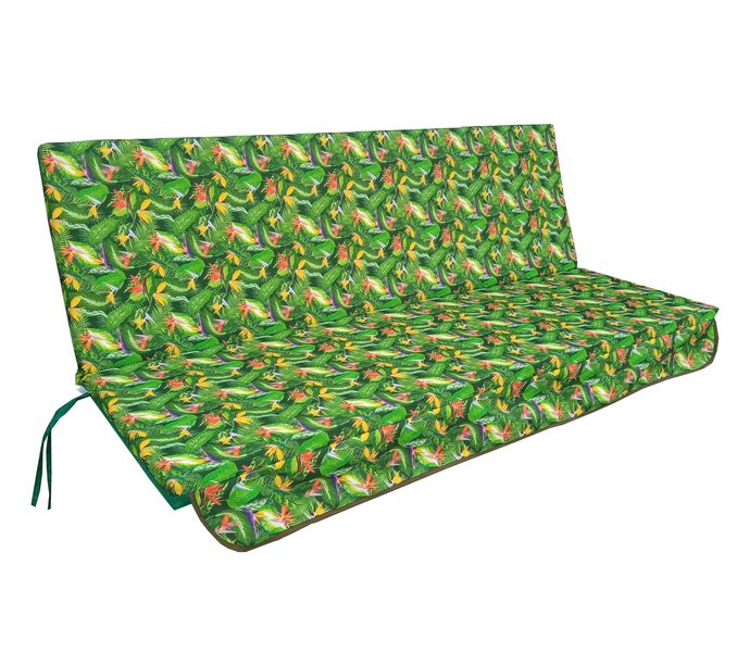 Комплект подушек для качелей водоотталкивающий eGarden KOLIBRI 180x110x6 зеленый тент 120x210 5183 фото