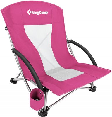 Раскладное кресло KingCamp BEACH CHAIR(KC3841) dark rose 14441 фото