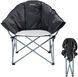 Кресло KingCamp Heavy duty steel folding chair(KC3976) Black/grey 11366 фото 1