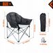 Кресло KingCamp Heavy duty steel folding chair(KC3976) Black/grey 11366 фото 2