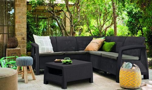 Комплект садових меблів Keter Bahamas Relax, коричневий - сіро-бежевий 1042556112 фото