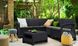 Комплект садових меблів Keter Bahamas Relax, коричневий - сіро-бежевий 1042556112 фото 4