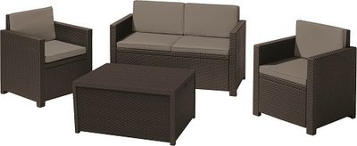 Комплект садовой мебели Keter Monaco set, коричневый 894911819 фото