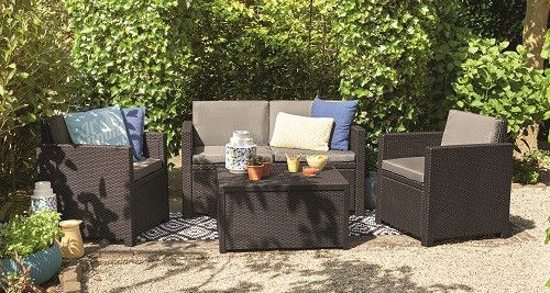 Комплект садовой мебели Keter Monaco set, коричневый 894911819 фото