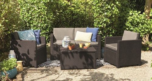 Комплект садових меблів Keter Monaco set, коричневий 894911819 фото