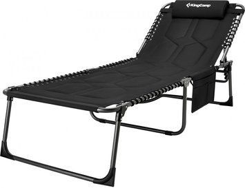 Розкладачка KingCamp Comfort Padded 3-Folding Camping Cot(KC2021) black 14407 фото