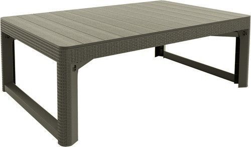 Стіл для саду пластиковий Keter Lyon rattan table, бежевий 897959386 фото