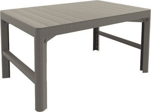 Стіл для саду пластиковий Keter Lyon rattan table, бежевий 897959386 фото
