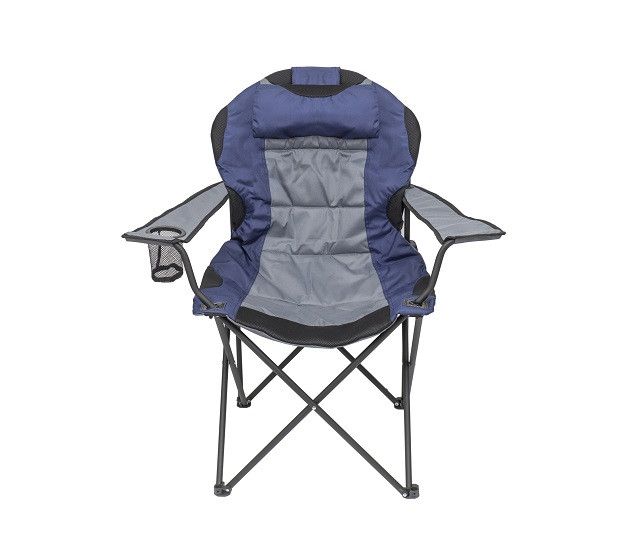 Крісло портативне Рибак Трофей NR-35, синій з сірим 4820211100629BLUEG фото