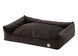 Лежак для собаки eGarden Velvet Lounge 70x50х22 велюр коричневий 6010 фото 1