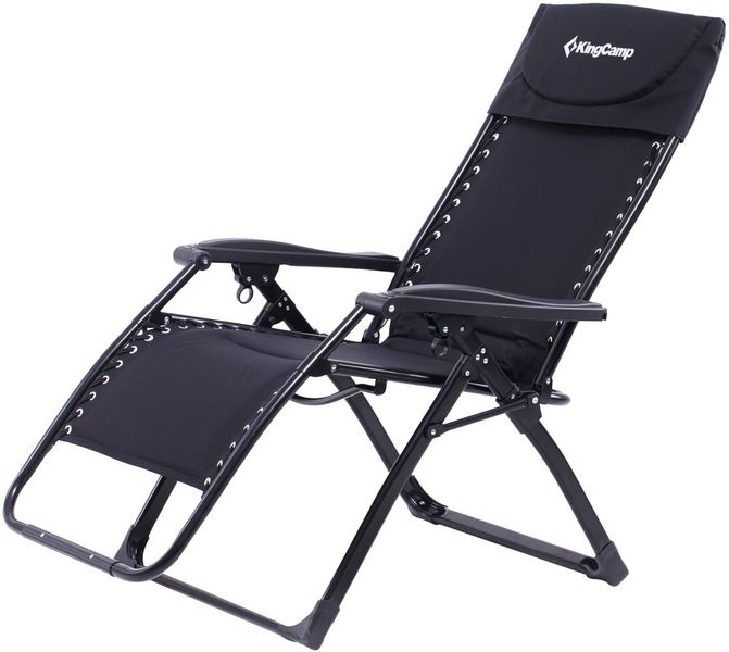 Шезлонг KingCamp Deckchair Enlarged Style(KC3903) Black KC3903 black фото