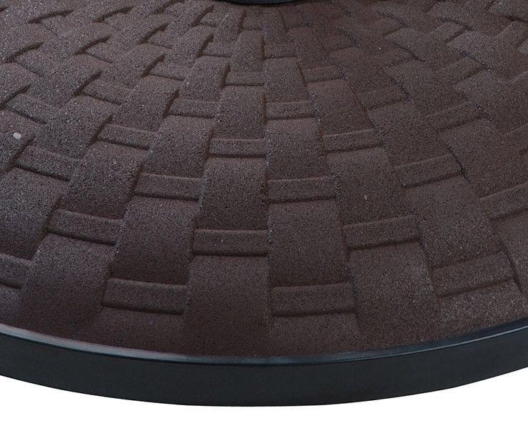 Підставка для парасолі Time Eco TE-Н1-25 бетонна кругла коричнева, 25 кг 894915575 фото