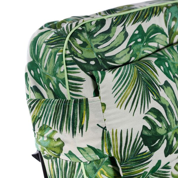 Шезлонг Ost-Fran JANET тканина лонета Багамас зелена 3125 фото