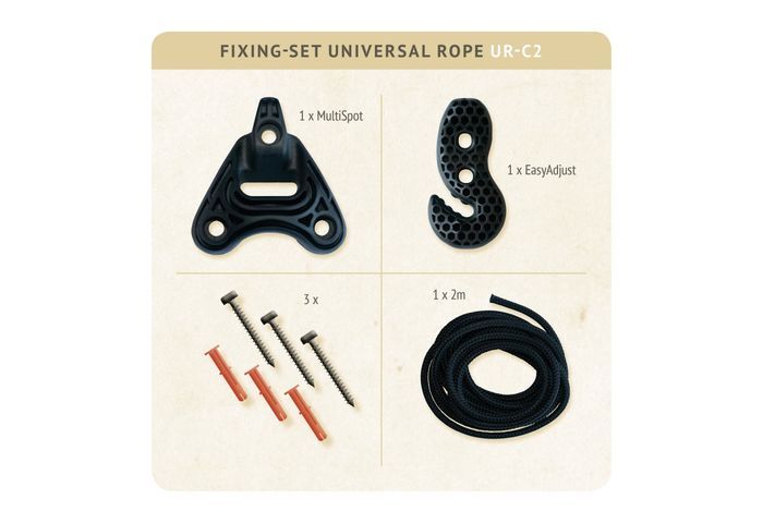 Кріплення для підвісних крісел La Siesta Universal Rope UR-C2 black 9108 фото