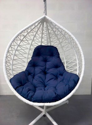 Подушка для крісла-кокона синя 5295 фото