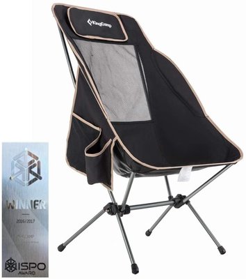 Кресло KingCamp High-backed folding chair(KC3950) Black 11588 фото