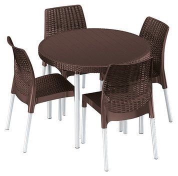 Комплект садовой мебели Keter Jersey set, коричневый 894913092 фото