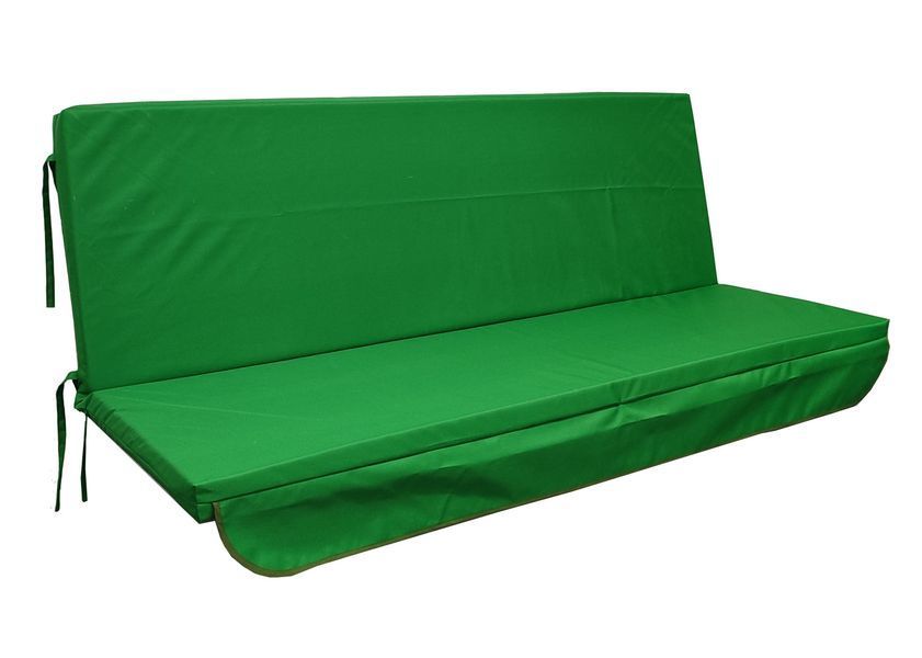 Матрац для гойдалки водовідштовхуючий eGarden BOX 170x110x6 зелений 5690 фото