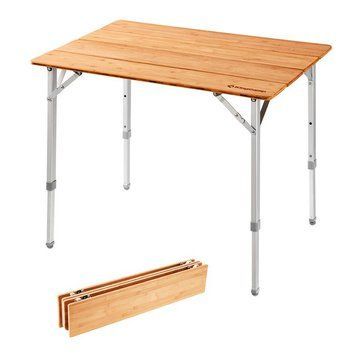 Складаний стіл KingCamp 4-Folding Bamboo Table L(KC2006) bamboo 14382 фото
