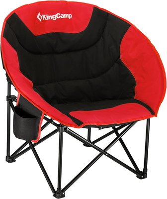 Кресло KingCamp Moon Leisure Chair(KC3816) Black/Red 11294 фото