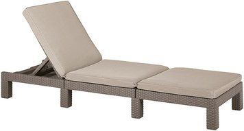 Шезлонг пластиковый Keter Daytona, бежевый 897957422 фото