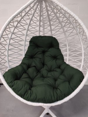Подушка для крісла-кокона темно-зелена 5298 фото