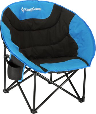 Крісло KingCamp Moon Leisure Chair(KC3816) Black/Blue KC3816 Black/Blue фото