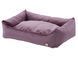 Лежак для собаки eGarden Velvet Lounge 90x70х22 велюр рожевий кварц 6060 фото