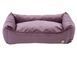 Лежак для собаки eGarden Velvet Lounge 90x70х22 велюр розовый кварц 6060 фото 2