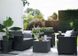 Комплект садових меблів Keter Emma 2 seater set, стіл-скриня, сірий 1425820226 фото 3