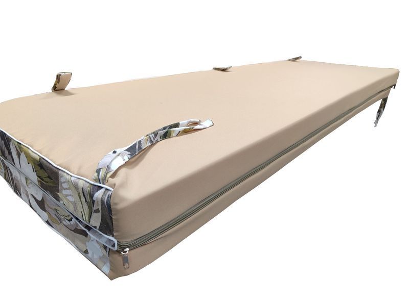 Комплект подушок для гойдалки eGarden CLAIR GRIS 170x110x6 бежевий тент 120х200 5630 фото