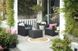 Комплект садових меблів Keter Emma balcony set, стіл-скриня, сірий 1425821475 фото 7