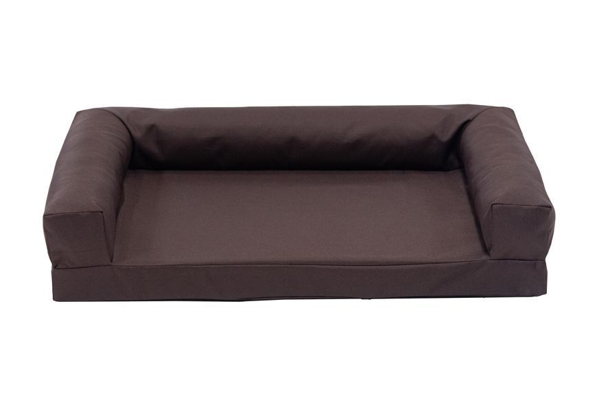 Лежак для собак eGarden Comfort Box водоотталкивающий, 50х75 оксфорд коричневый 6039 фото