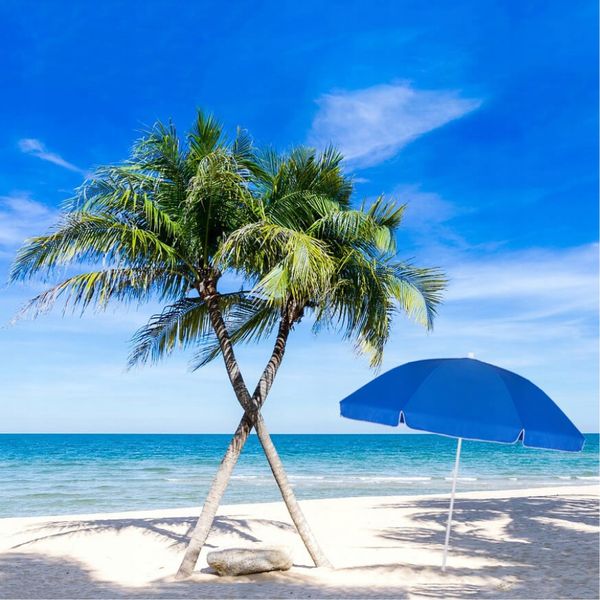 Пляжный (садовый) зонт Springos 240 см усиленный с регулировкой высоты BU0003 2898 фото