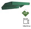 Тент (дах) для гойдалки eGarden 120х210 Sunsol Teflon зелений 5723 фото