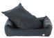 Лежак для собаки eGarden Velvet Lounge 60x40х22 велюр volcanic ash антрацит 6021 фото 3
