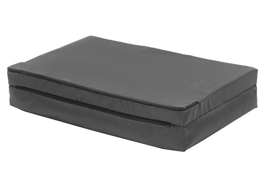 Лежак для собак eGarden Comfort Box водовідштовхуючий, 50х75 оксфорд сірий 530 6040 фото