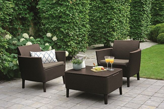 Комплект садових меблів Keter Salemo balcony set, коричневий 1171573661 фото