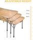 Складаний стіл KingCamp Multipurpose bamboo game table(KC1920) BAMBOO COLOR 11578 фото 5